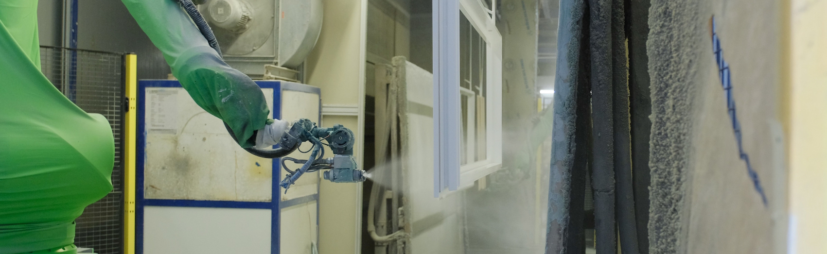 Lackierroboter für Fenster